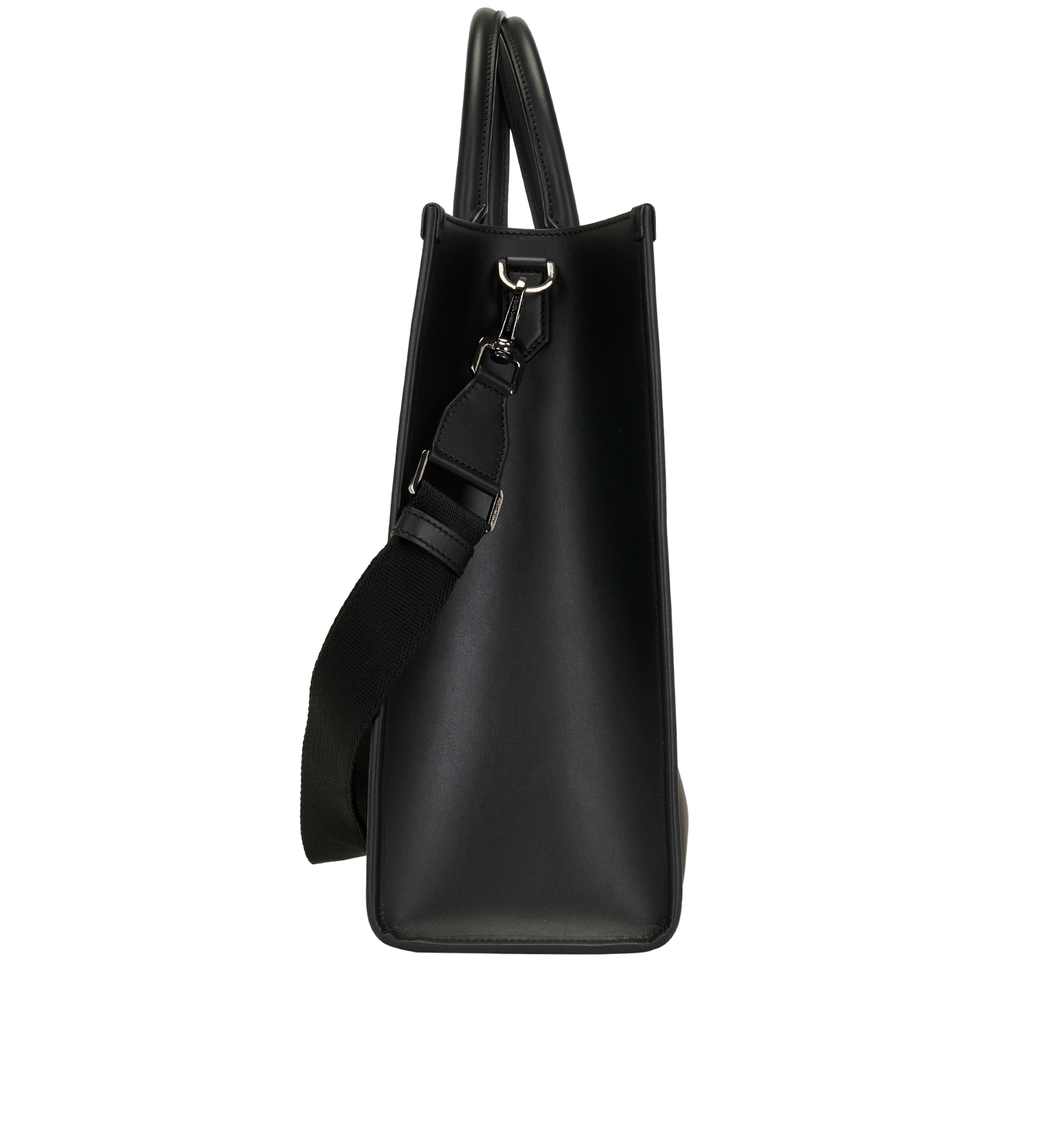 Logo Shopper Tote Large, &pound;350, Handbags, Black, Nylon, Side view
